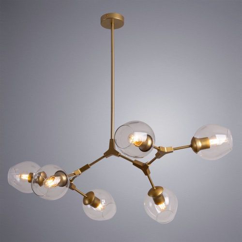 Люстра на штанге Arte Lamp Yuka (Ыука) A4103SP-6GO - фото 4