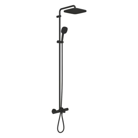 Душевая стойка Grohe Tempesta 266912431 настенная цвет черный с термостатом