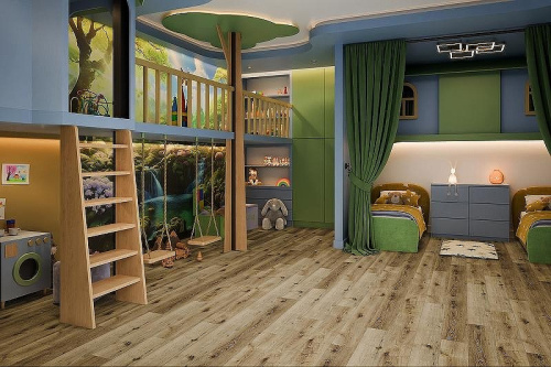 Кварцвиниловая плитка Damy Floor FAMILY LVT T7020-4-LVT Дуб Провинциальный толщина 0.25 см 43 класс 1227х187 - фото 4