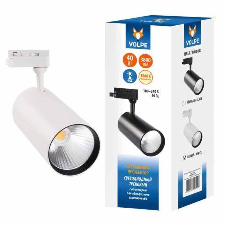 Трековый светодиодный светильник Volpe ULB-Q276 ULB-Q276 40W/3000К White