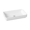 Раковина из сантехнического фарфора Lavinia Boho Bathroom Sink Slim 33311004 60х30 накладная цвет белый без отверстий под смеситель