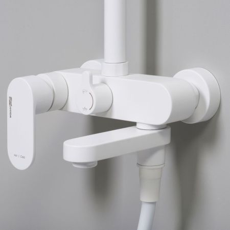 Душевая стойка Wasserkraft Mindel BK18501WM настенная цвет белый