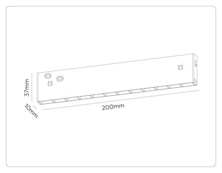 Трековый магнитный светильник Ambrella Light Track System (Трацк Сыстем) GL2335