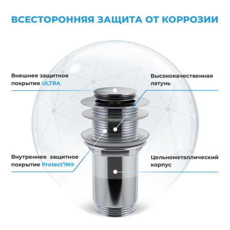 Донный клапан Wellsee Drainage System 182134000