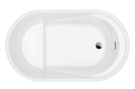 Ванна акриловая Abber AB9277 130х75 отдельностоящая овальная с каркасом
