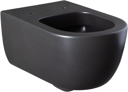 Чаша унитаза подвесная Allen Brau Priority 4.31001.31 цвет черный матовый без сиденья безободковая каскадный смыв