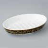 Мыльница THG Marquise porcelaine noire A7F-A02-4607