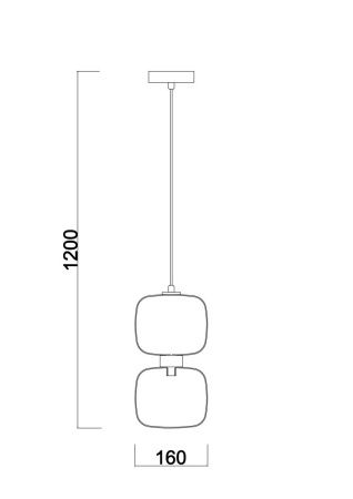 Светильник подвесной Freya Lumen (Люмен) FR5215PL-01BS