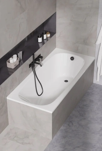 Ванна акриловая Alba Spa SEVILLA ВПР0160100100 170х75 пристенная прямоугольная - фото 3