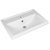 Раковина керамическая Onika Фостер 4640021060773 61х41 накладная цвет белый 1 отверстие под смеситель
