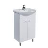 Комплект мебели: тумба с раковиной + зеркало Grossman Eco Line 106051-2 60х30 напольный цвет белый