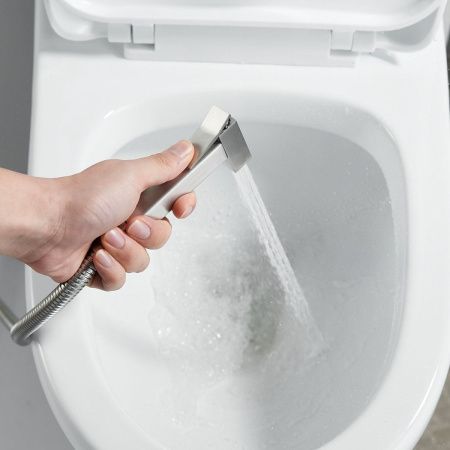 Гигиенический душ со смесителем Raffine F237L серый