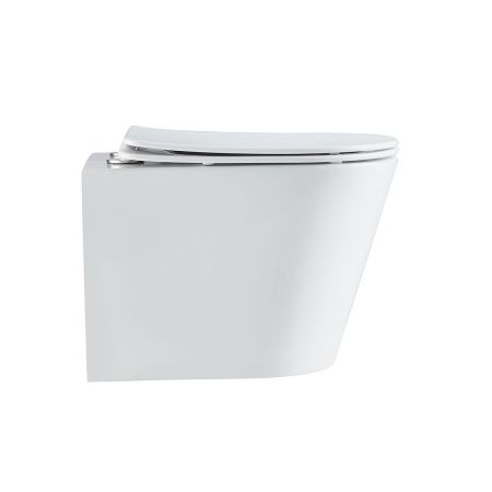 Унитаз подвесной Vincea Piatti VT1-11T белый с сиденьем микролифт безободковый смыв торнадо