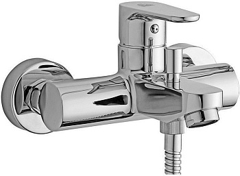 Смеситель для ванны с душем Paffoni Green GR022CR настенный хром без термостата