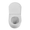 Унитаз подвесной BelBagno UNO BB3105CHR/SC белый с сиденьем микролифт безободковый каскадный смыв
