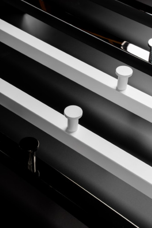 Полотенцесушитель электрический Boheme Duo 728-MW 15х120 белый