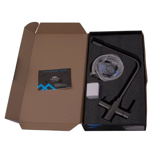 Смеситель для кухни Fashun A54309-17 на мойку графит - фото 4