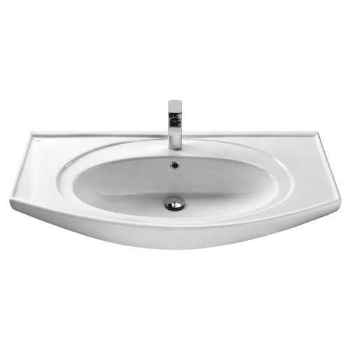 Раковина Santek Энигма 99 см WH207777 накладная цвет белый - фото 2