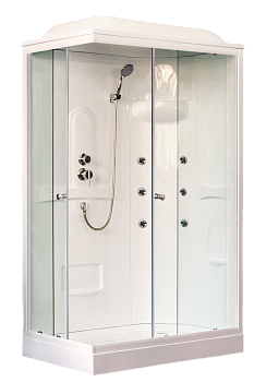 Душевая кабина Royal Bath HP RB8120HP2-T-R 120х80 прямоугольная с крышей ориентация правая