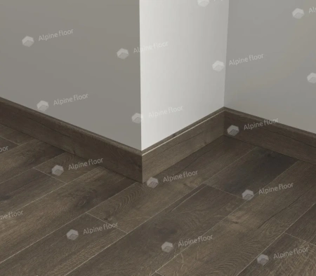 Напольный плинтус Alpine Floor Parquet Light SK 13-19 Коричневый толщина 1.25 см 2200х80