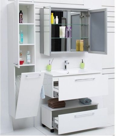 Шкаф-пенал De Aqua Токката 00167272 40х180 подвесной