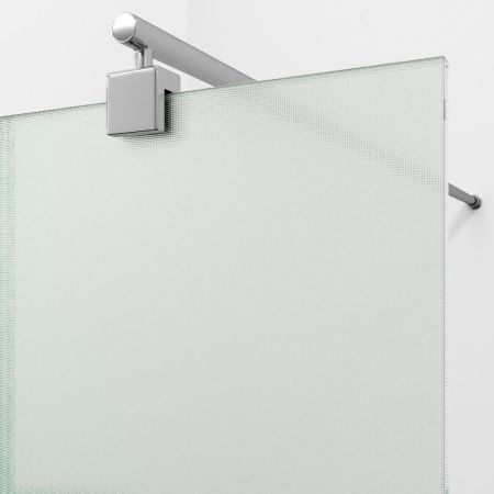 Душевая перегородка Wasserkraft Rur 30W 30W40-TXG 120х200 стекло текстурное профиль хром