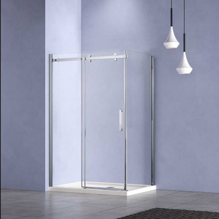 Душевой уголок Vincea Como-N VSR-4CN1013CL 130х100 стекло прозрачное профиль хром глянцевый без поддона