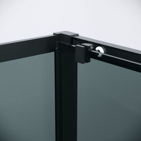 Душевая перегородка Grossman Cosmo 200.K33.02.90.21.10 90х195 стекло тонированное профиль черный