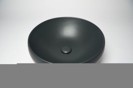 Раковина из сантехнического фарфора Galassia Dream 7333NEМТ 50х50 накладная цвет черный