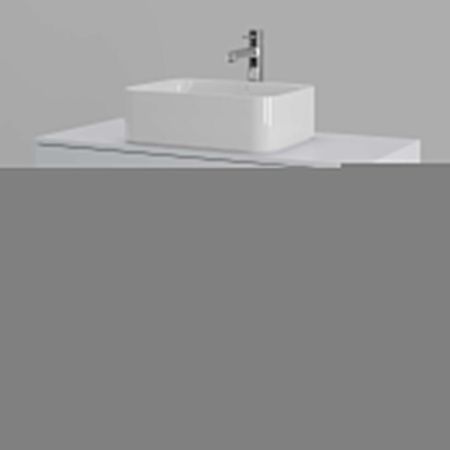 Тумба с раковиной Orange Line Li-100TuwMDF+B02-460W 100х50