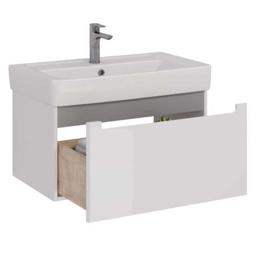 Тумба под раковину LeMark Buno mini LM05BM80T 74х45,3х39,2 подвесная - фото 2
