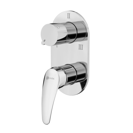 Смеситель для ванны и душа LeMark Linara LM0428C встраиваемый в стену хром