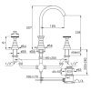 Смеситель Stella Titian TT 00015 CR00 на раковину хром