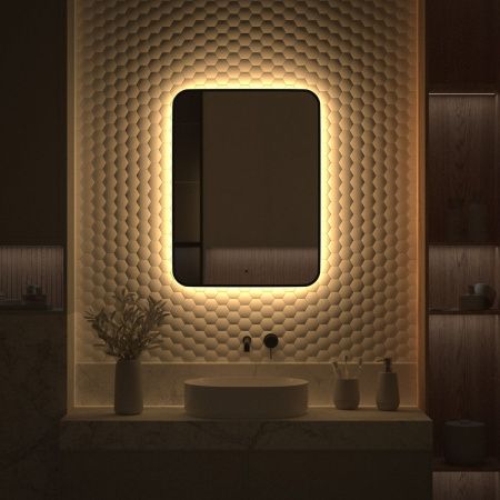 Зеркало с подсветкой Defesto AURA DF 2977R 60х80 подвесное