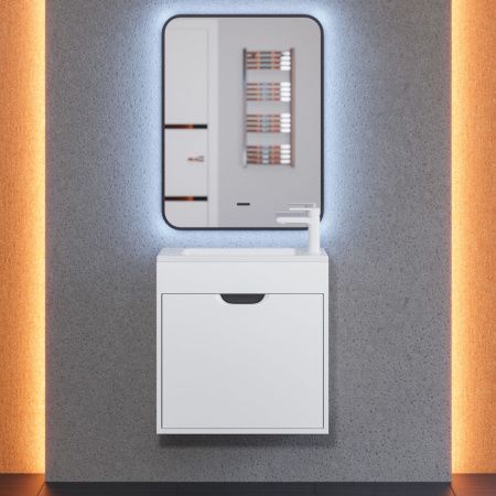 Тумба с раковиной Uperwood UPD Modul 393020557 60х20 цвет белый