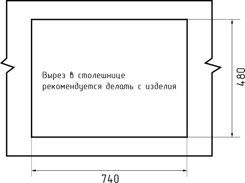 Кухонная мойка Granfest Level LV-760L черный 76х50 цвет черный - фото 5