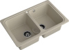 Кухонная мойка Granfest Standart S-780K топаз 79х50 цвет серый поверхность матовая
