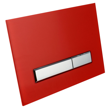 Клавиша смыва механическая Lavinia Boho RelFix 3805005R цвет красный/хром