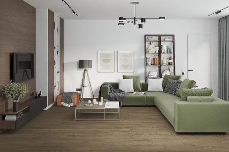 Кварцвиниловая плитка Damy Floor FAMILY LVT 0030-6-LVT Дуб Мокко толщина 0.25 см 43 класс 1227х187