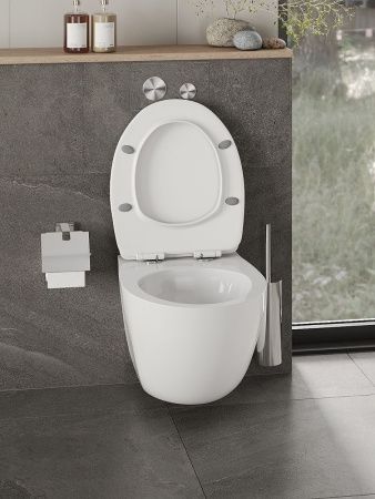 Унитаз подвесной Orange C07-150W белый с сиденьем микролифт смыв торнадо