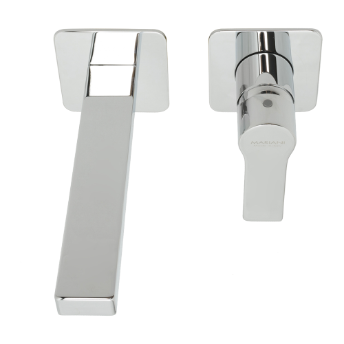 Смеситель для раковины Mariani Kali B00565KLP встраиваемый в стену хром - фото 2