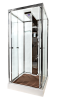Душевая кабина AvaCan Z111STEAM 100х100 квадратная с крышей ориентация универсальная