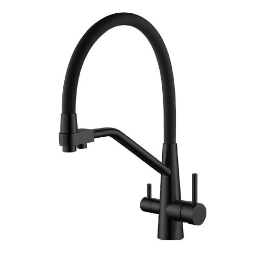Смеситель для кухни Splenka S71 S71.62.06 на мойку черный - фото 2