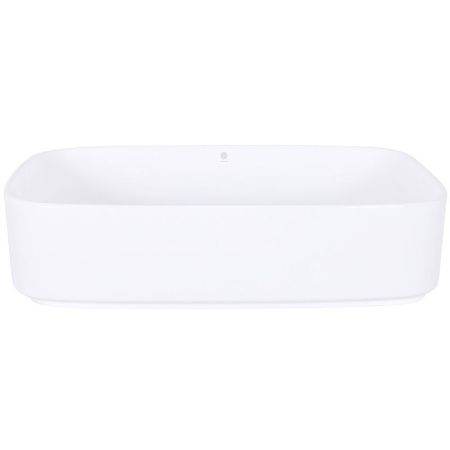 Раковина из сантехнического фарфора Orange B07-600W 60х40 накладная цвет белый