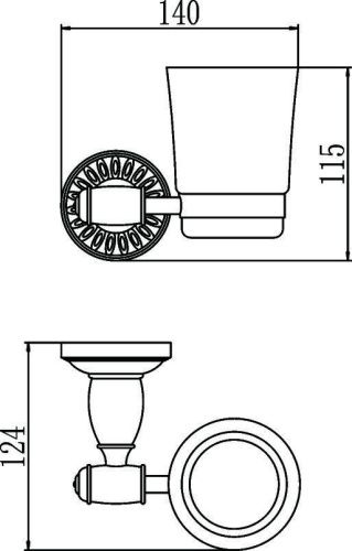 Стакан Savol S-006658C - фото 3