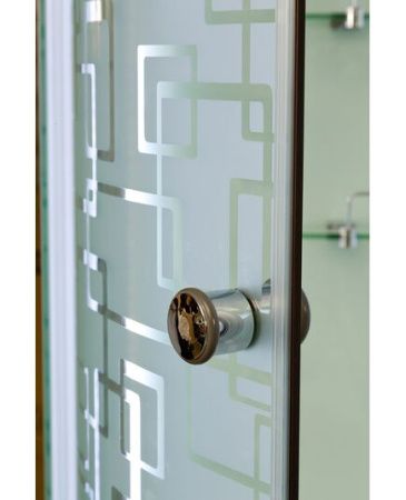 Душевая кабина AvaCan EM1511RLED+GM 110х80 асимметричная с крышей ориентация правая