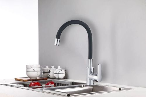 Смеситель для кухни Maretti Project PC31RGZ32 на мойку хром/черный - фото 5