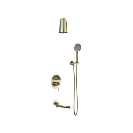 Душевая система Bronze de Luxe 14582-501BR встраиваемая в стену цвет золото