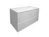Тумба с раковиной Эстет Malta ФР-00007060 100х50 подвесная цвет белый