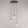 Светильник подвесной Delight Collection MD25030003-3A matt black/clear